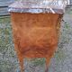 Louis XV style chest of drawers with red marble top (circa 1900)