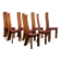 8 chaises Iris par Bob Van den Berghe pour Van den Berghe – Pauvers