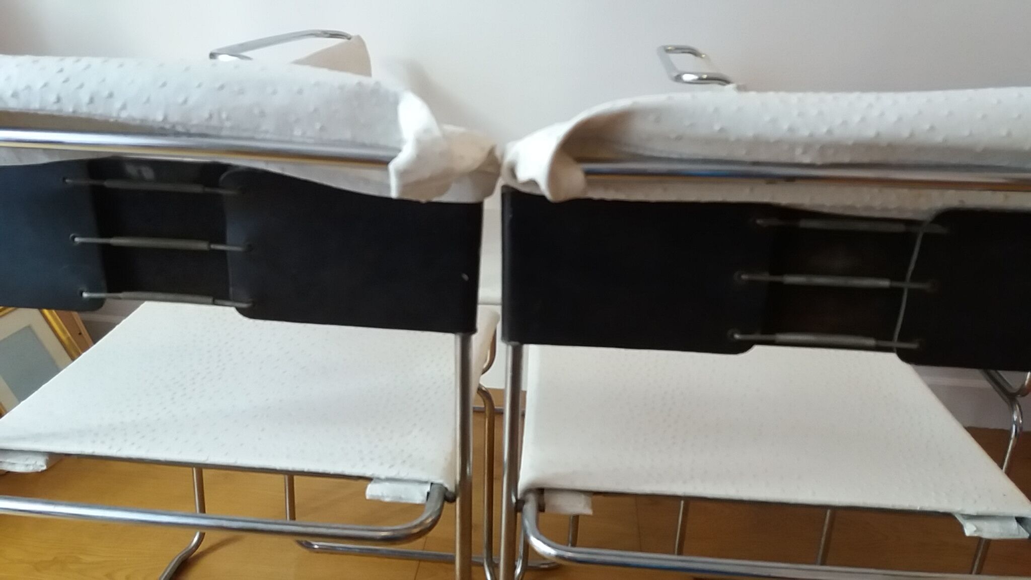 4 chairs luge stackable 60s