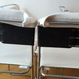 4 chairs luge stackable 60s