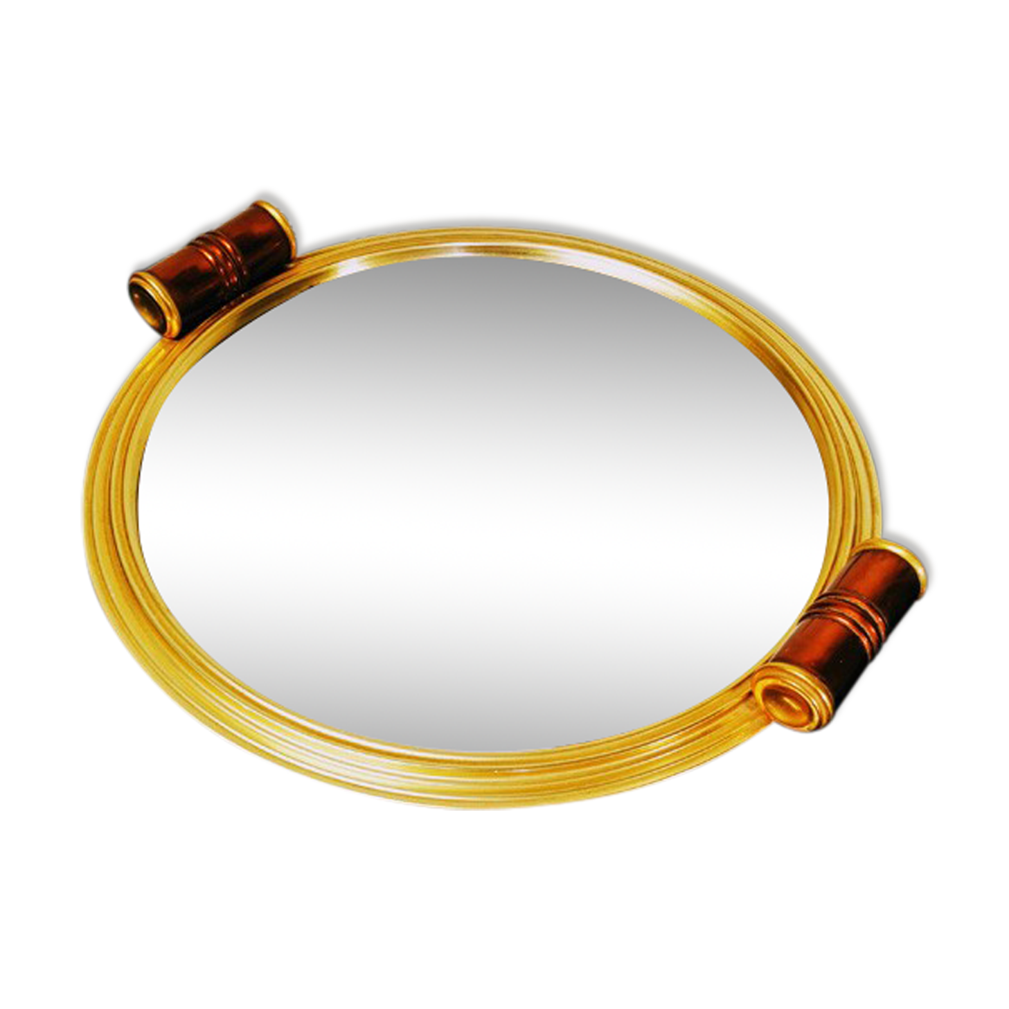 Art deco mirror tray