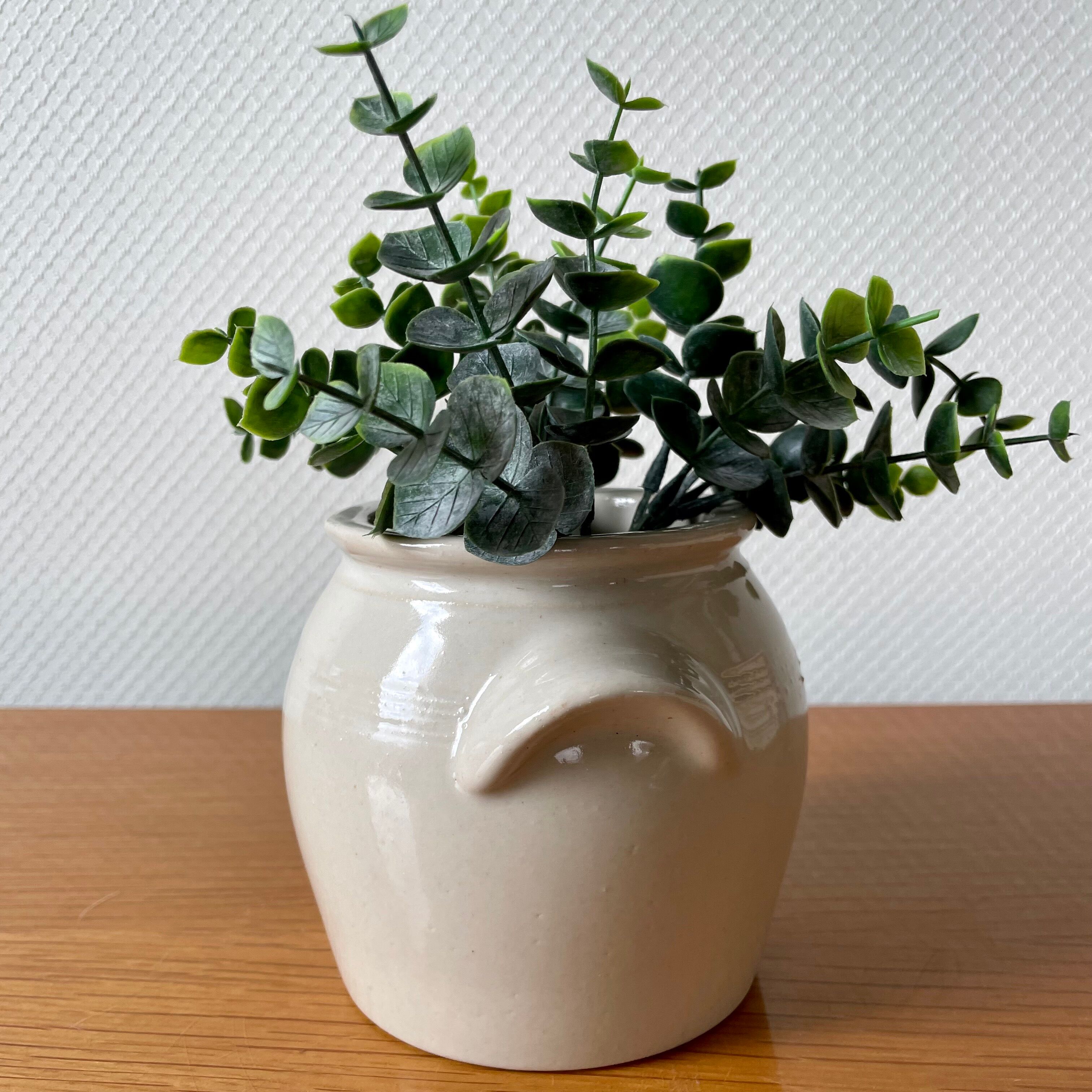 Pot en grès émaillé vintage