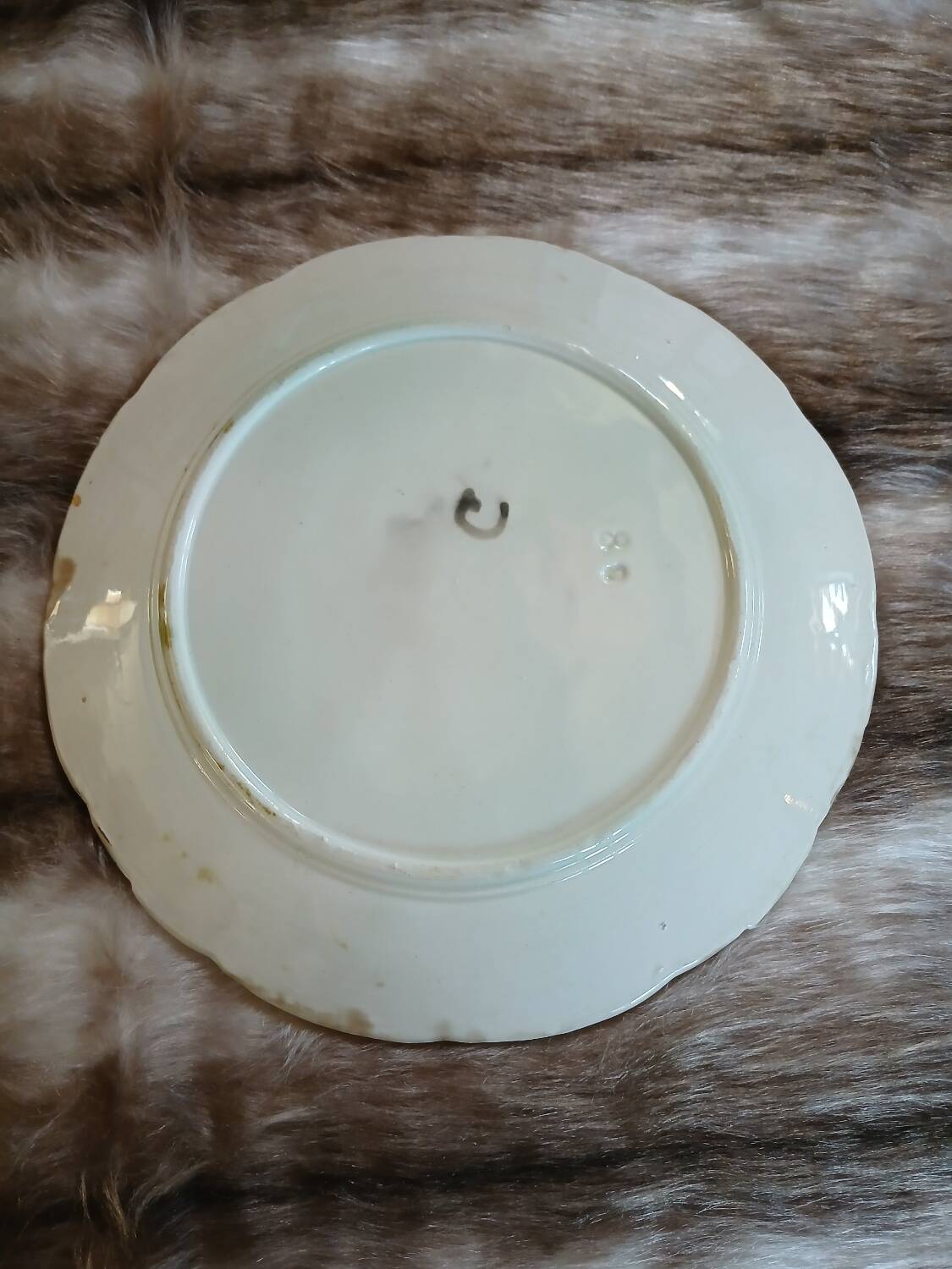 Antique slipware plate