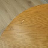 Oak desk, Italian design, 1970s, production: Italy