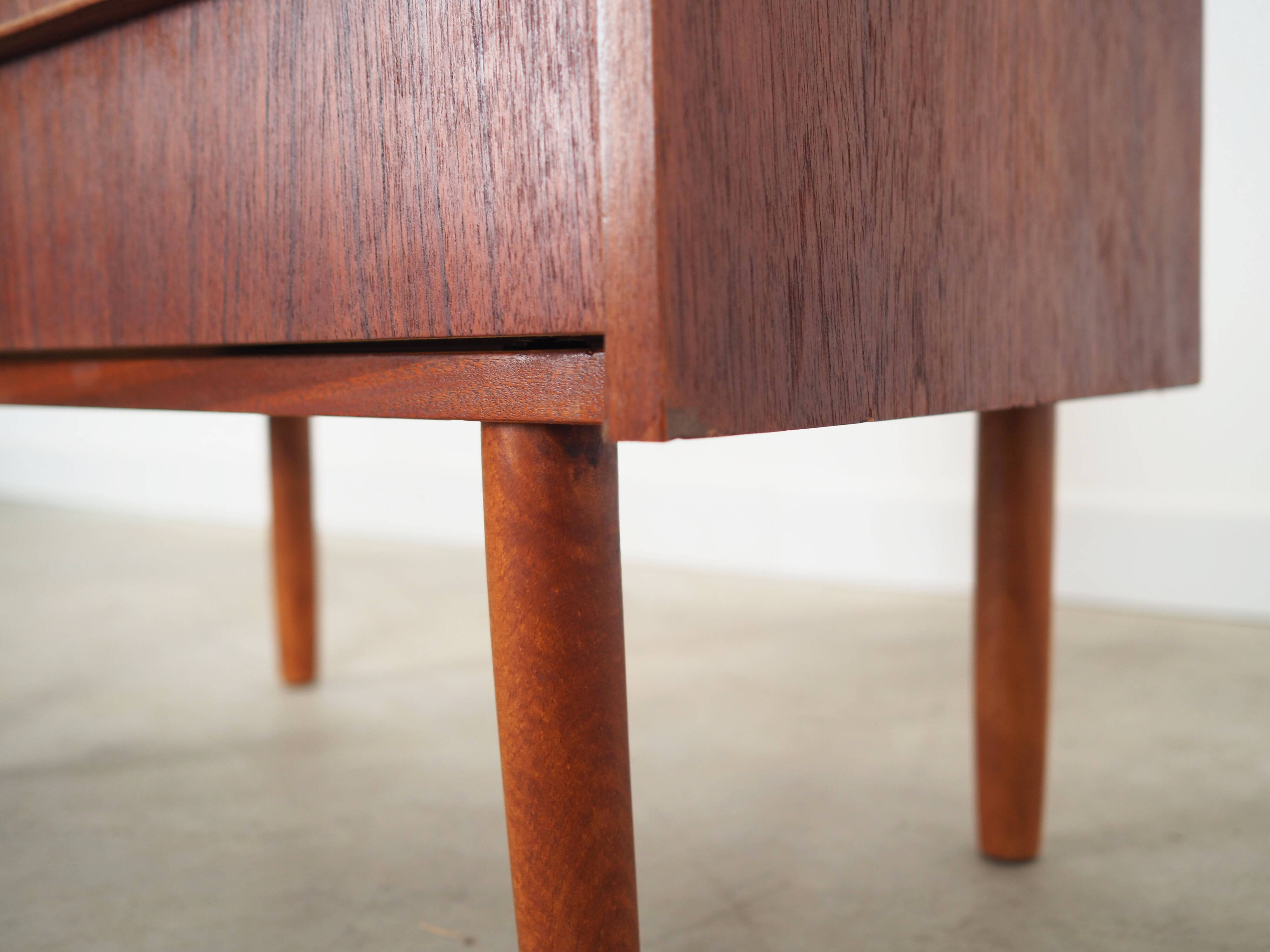 Teak chest of drawers, Danish design, 1970s, production: Denmark