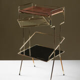 Accent furniture in gilded metal