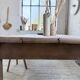 Oak farmhouse table 1950 212cm