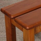 Vintage elm stool, 1970