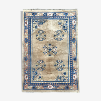 Tapis ancien chinois pekin  142x206 cm