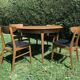 Danish 1960s round table with butterfly extension