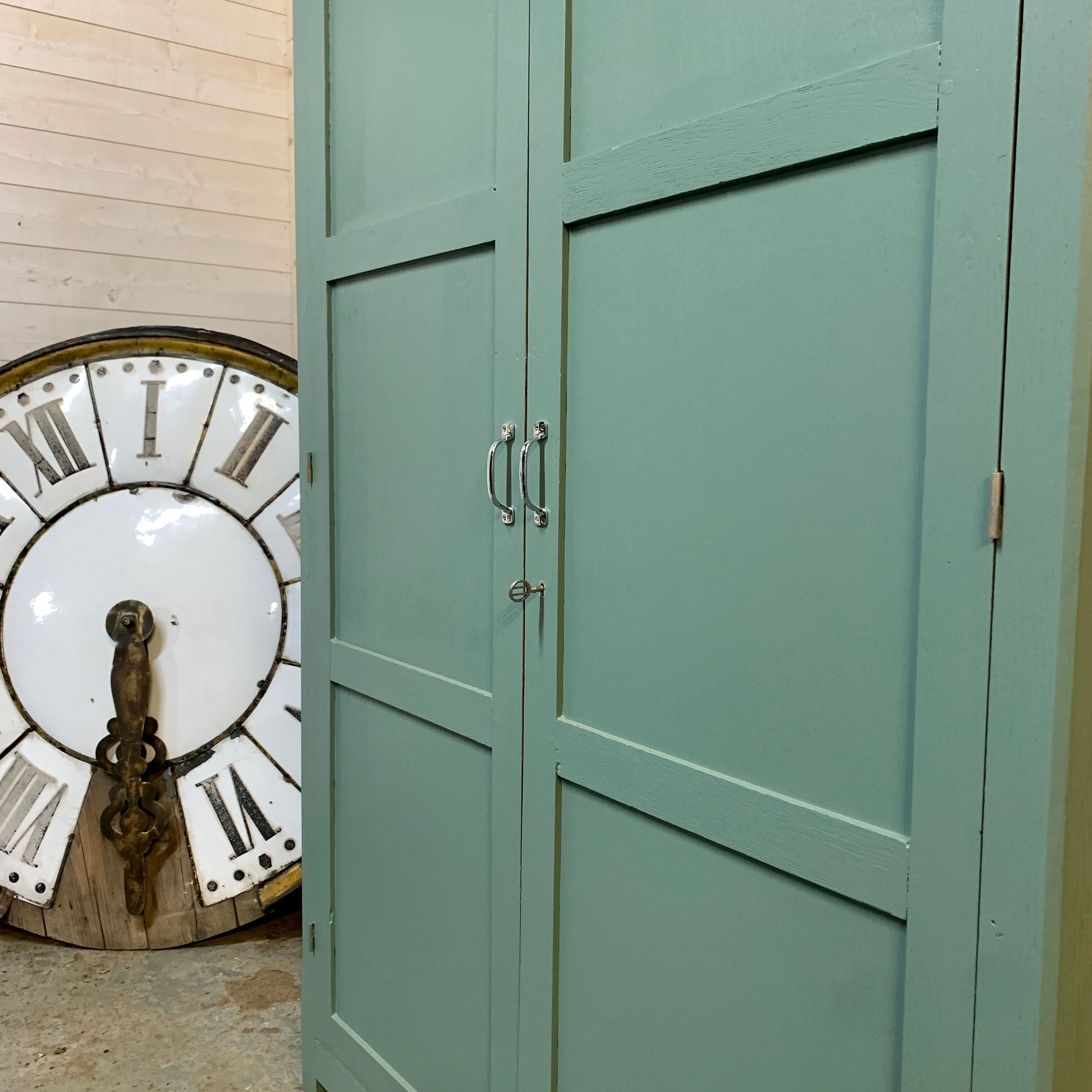 Parisian boarding school cabinet in oak  1950