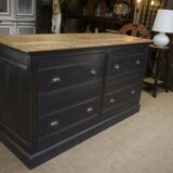 Commercial furniture has 4 large drawers fir 1930