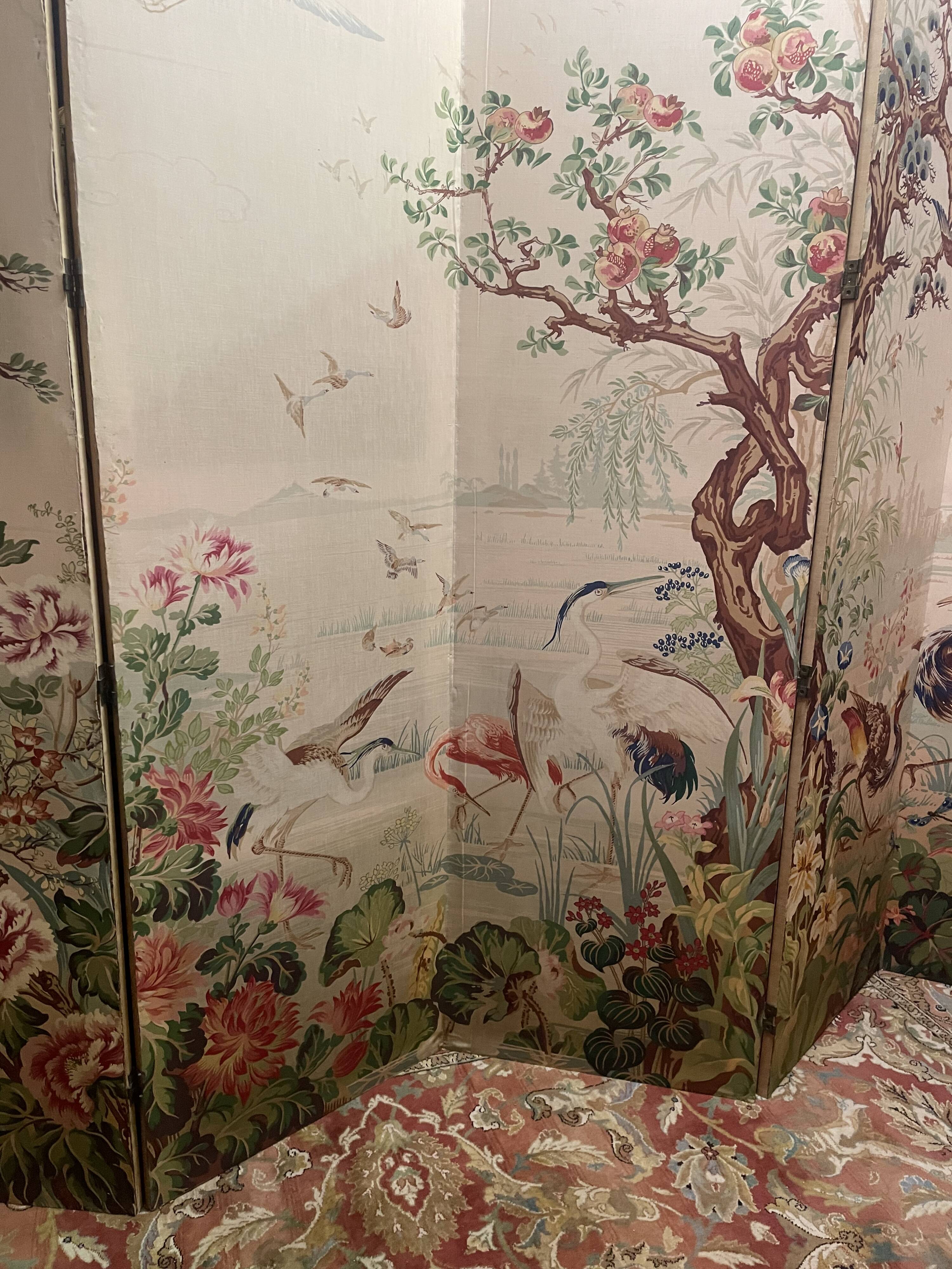 Very large fabric screen 1960