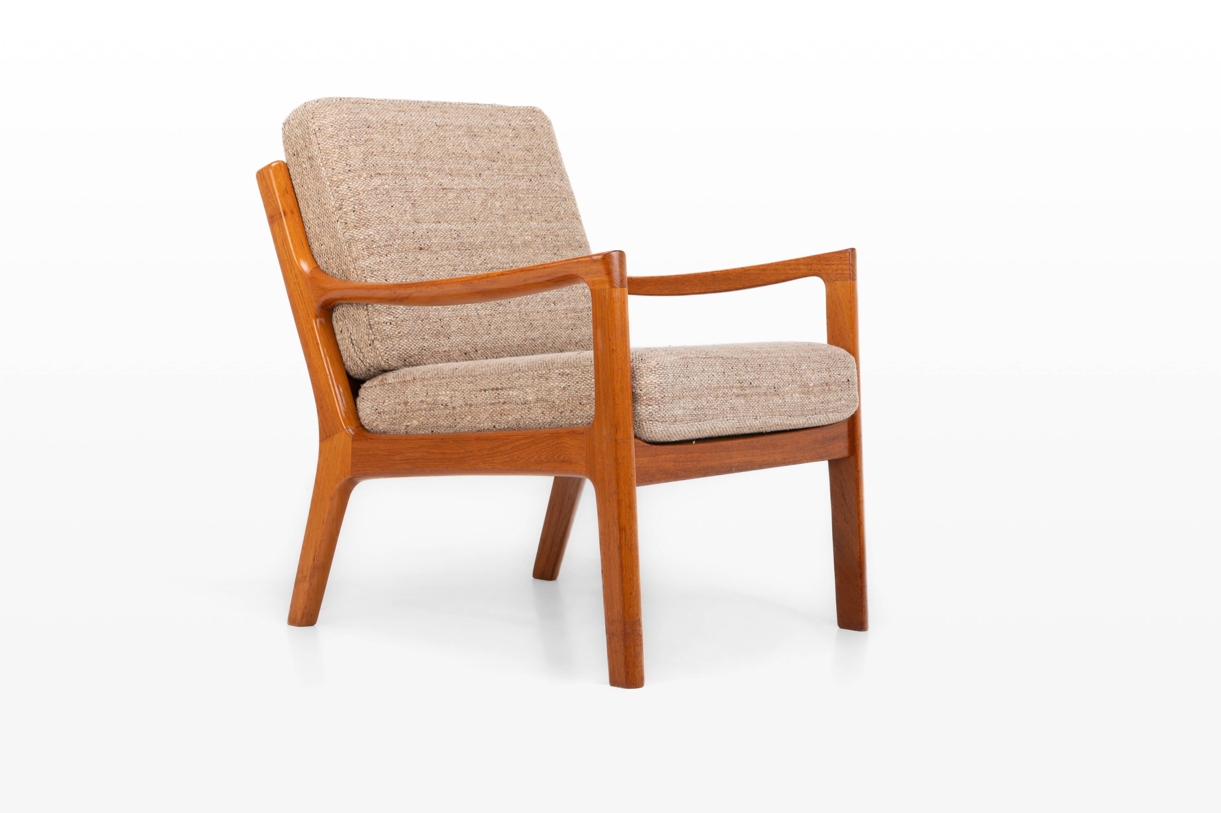Easy chair by Ole Wanscher for Peter Jeppesen Møbelfarbik, Denmark 1960s
