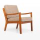 Easy chair by Ole Wanscher for Peter Jeppesen Møbelfarbik, Denmark 1960s
