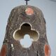 suspended lamp in brutalist ceramic France 1950