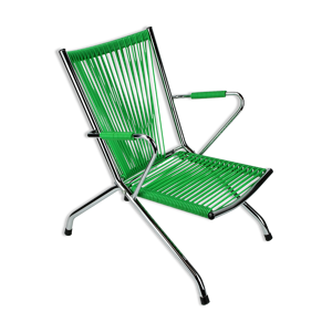Chaise enfant vintage - verte