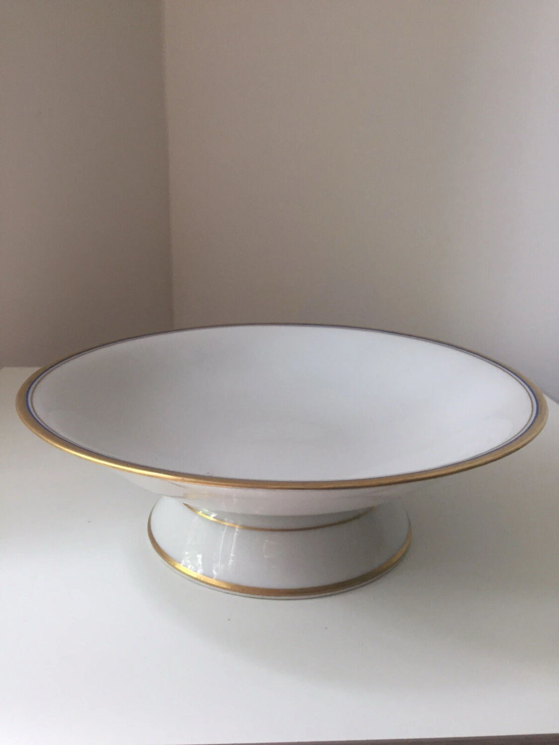 Beautiful fruit bowl base, Limoges, France