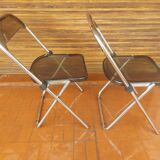 2 folding chairs in plexi , Itialienne , 2inn in Lissone