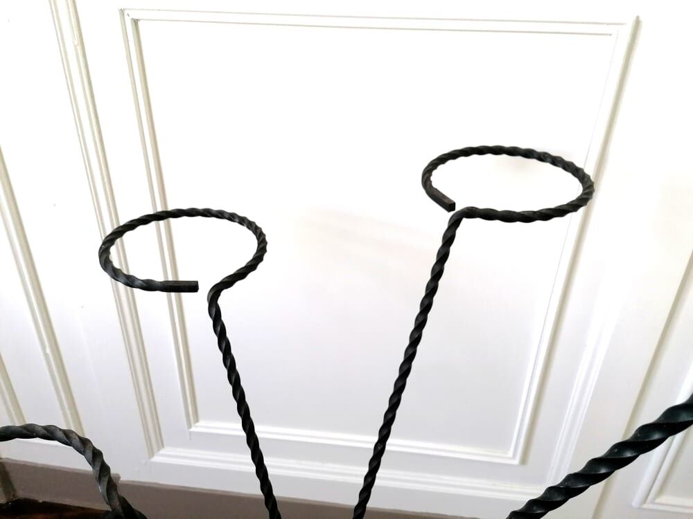 Wrought iron plant holder 1950s