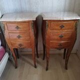 Pair of bedside tables louis XV