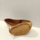 Brown Glazed Ceramic Trinket Bowl - Centerpiece by Bertoncello, Italy