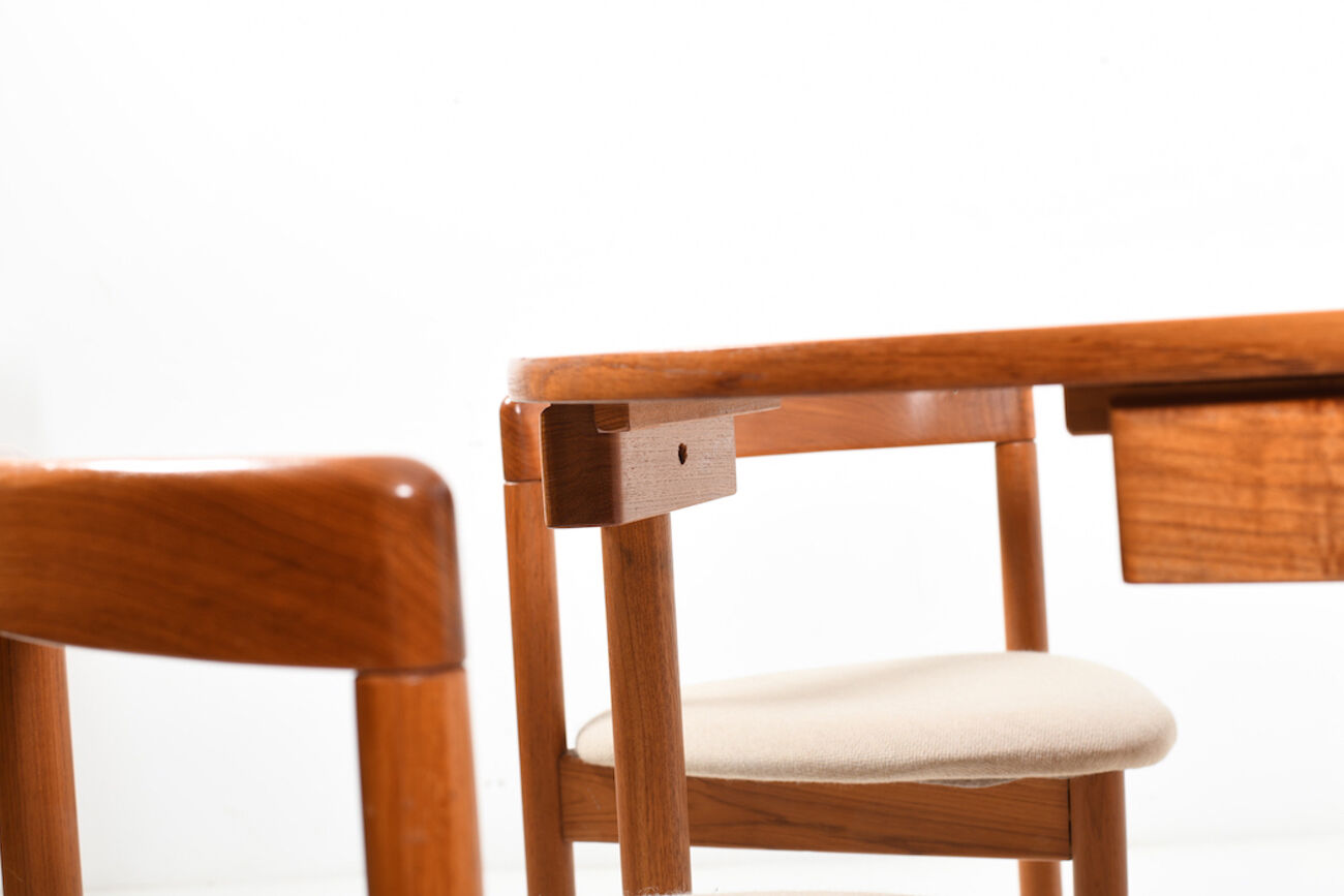 Danish Dinner Set in Teak by A.B.J.