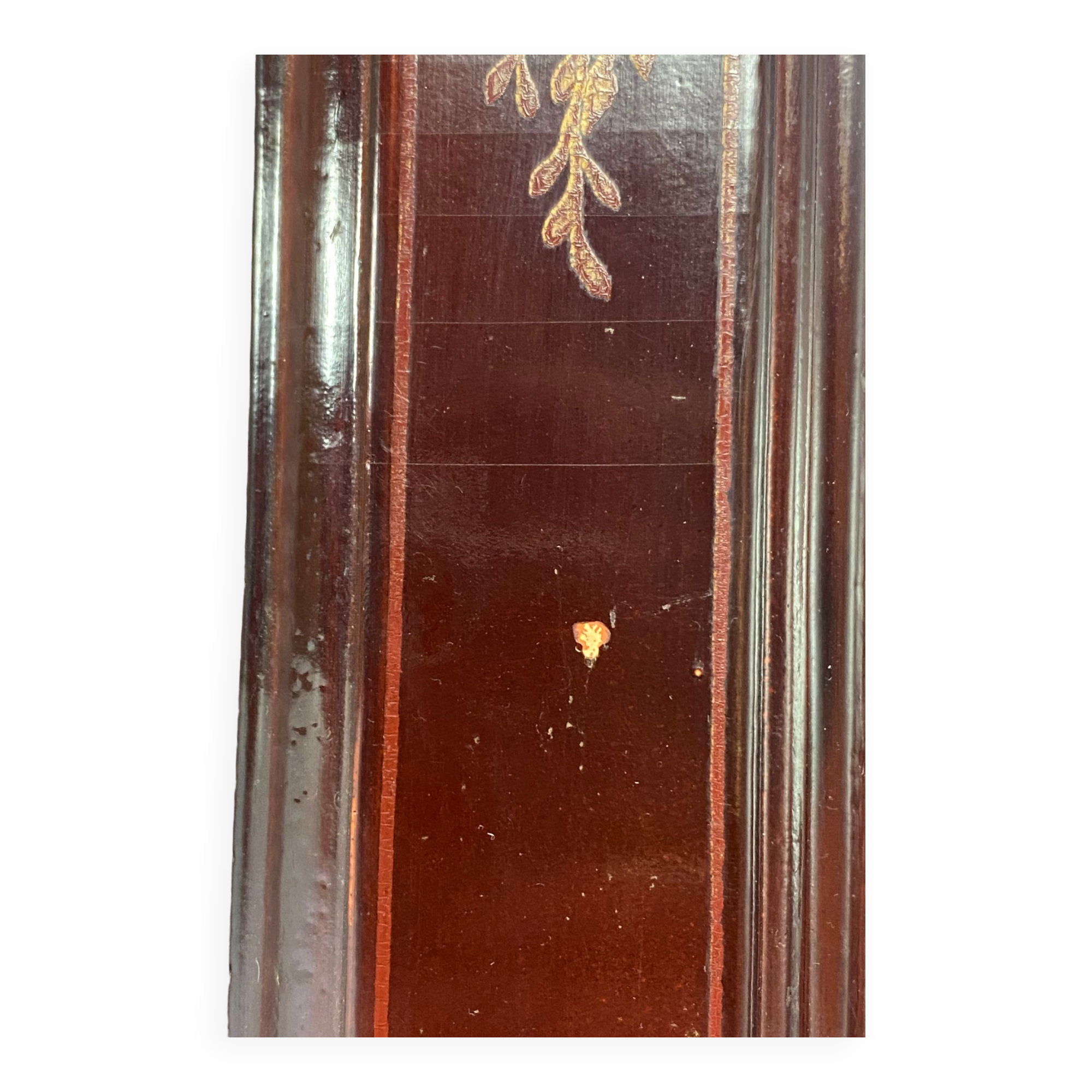 Octagonal mirror floral pattern