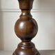 Lampe en bois tourné