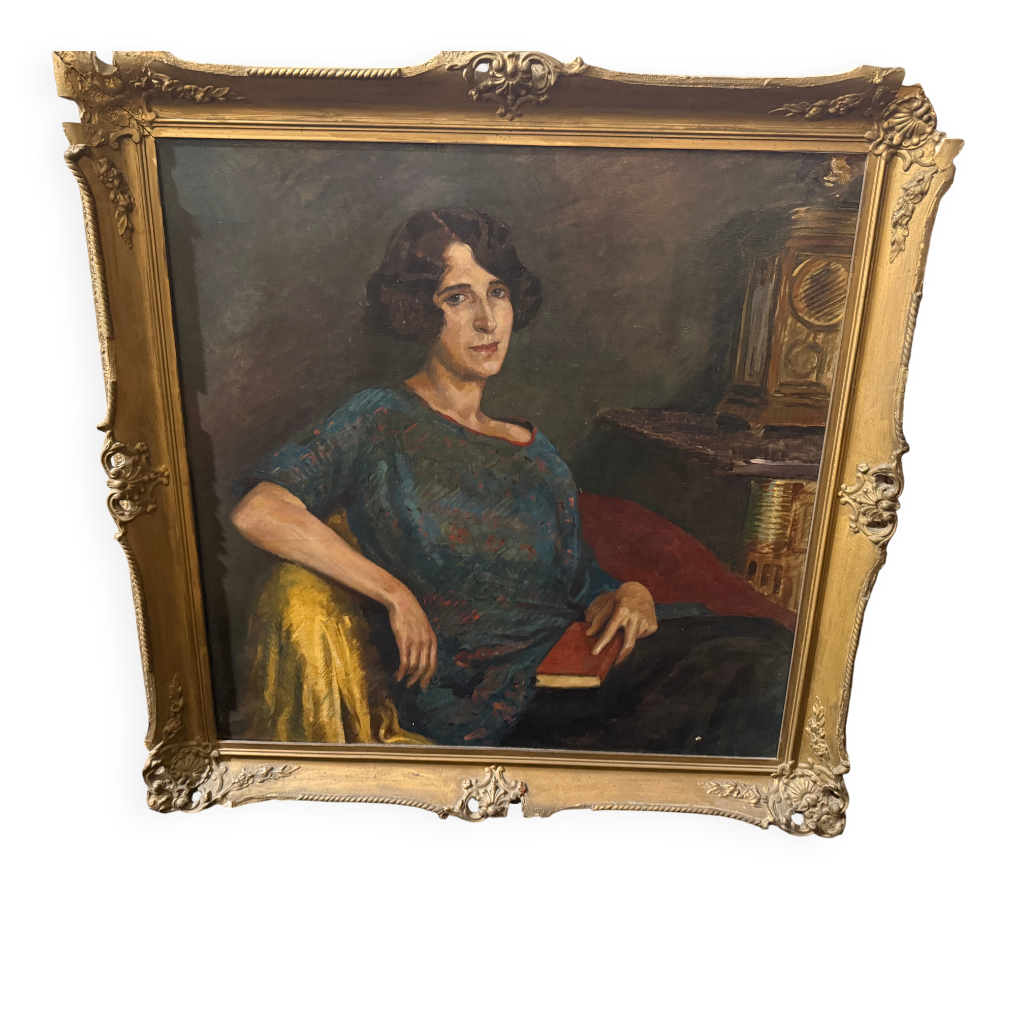 Large canvas 19th century