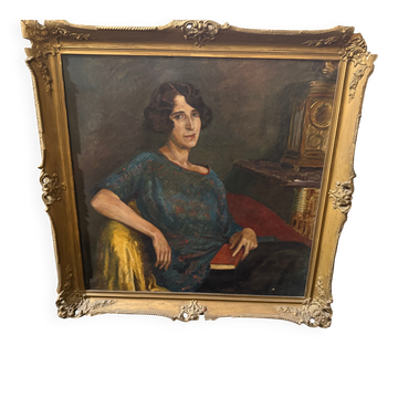 Large canvas 19th century