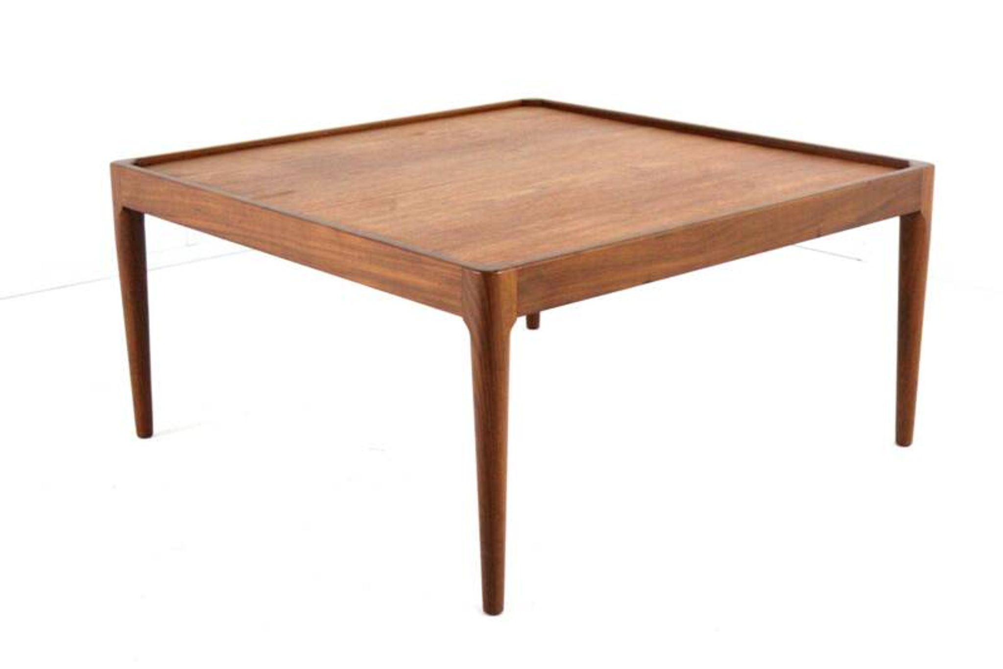 Square coffee table with reversible top 'Hilleberg' - mid-century modern style
