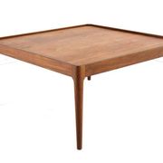 Square coffee table with reversible top 'Hilleberg' - mid-century modern style