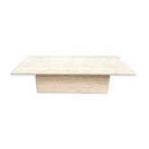Travertine coffee table