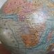 J.Forest illuminated terrestrial globe mid 20th century