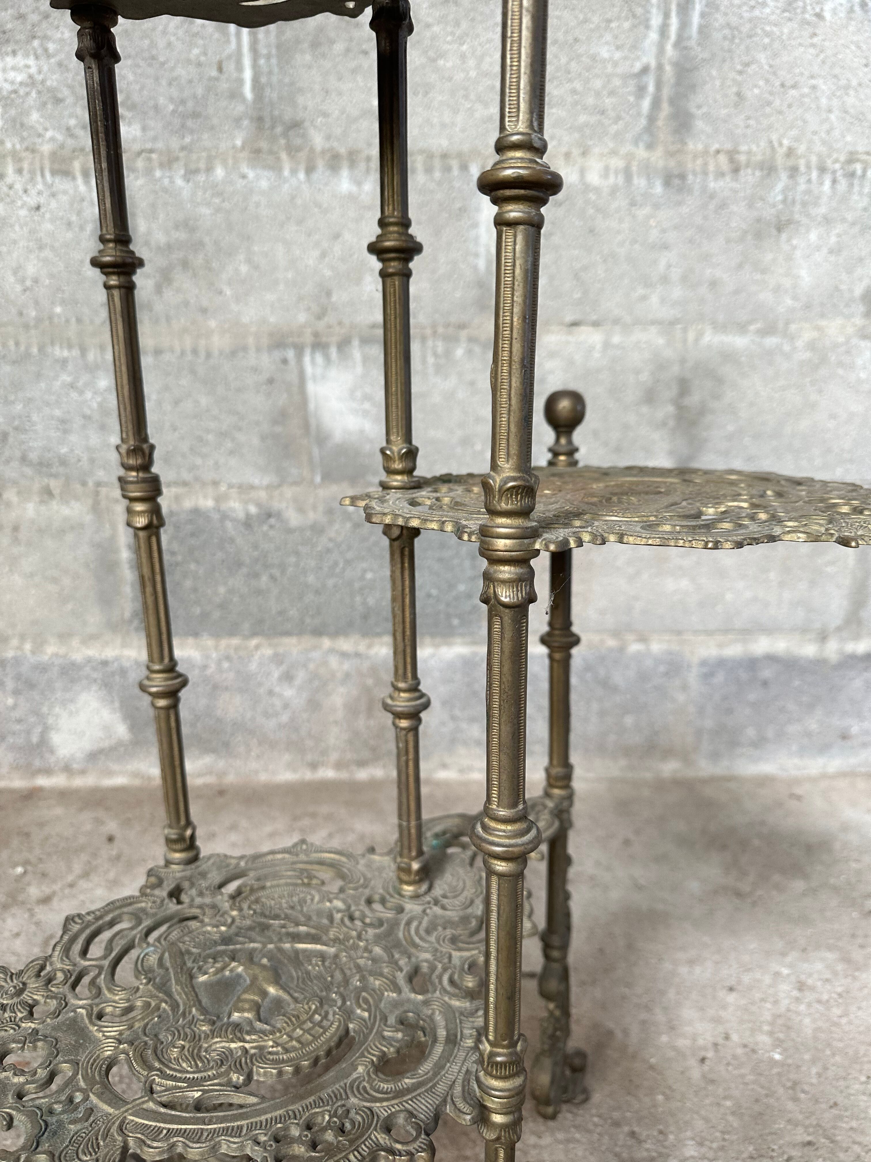 Vintage brass harness