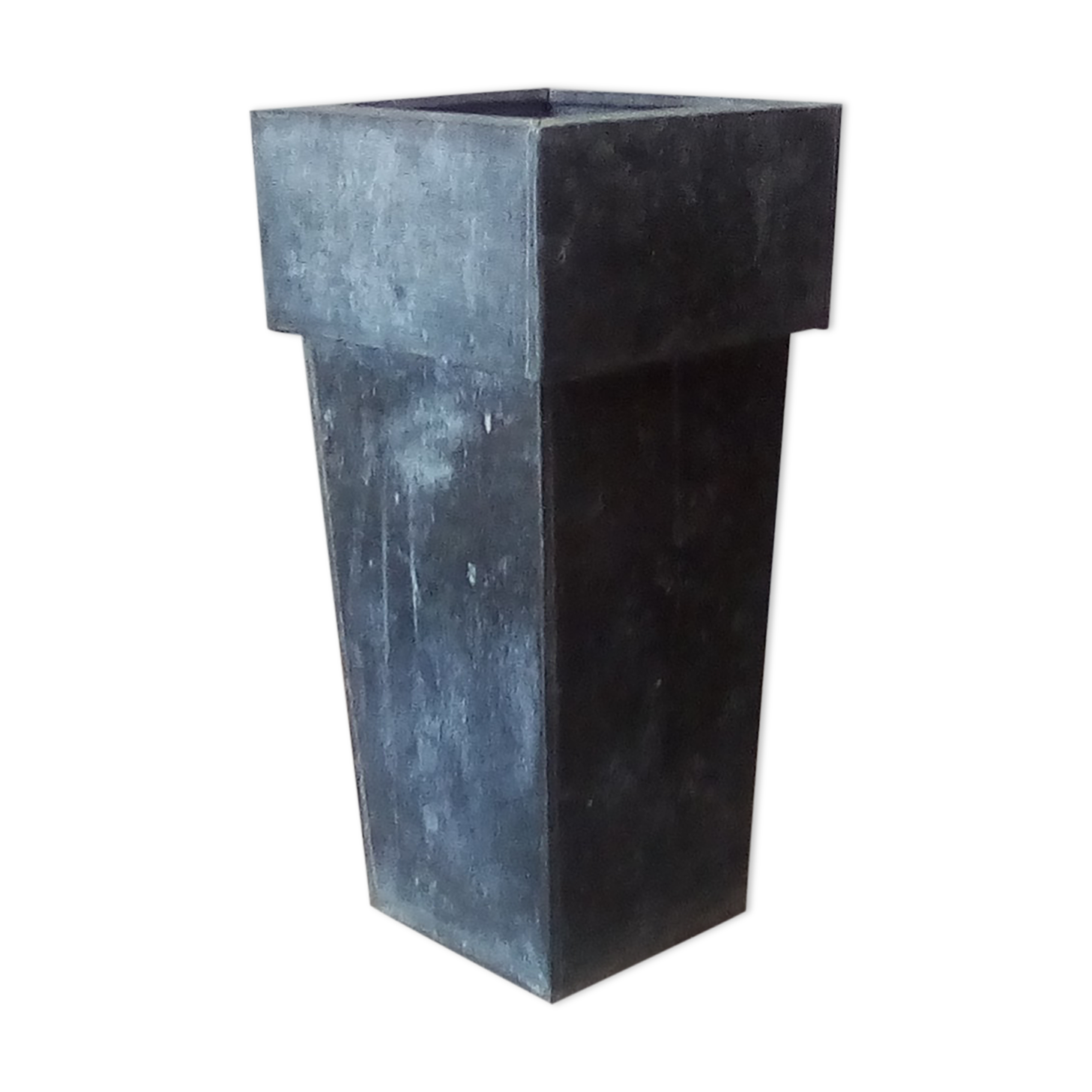 Old zinc vase 70s/80s