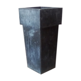 Old zinc vase 70s/80s