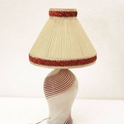 Dino Martens for Aureliano Toso Murano mezza filigrana table lamp from the 1950s