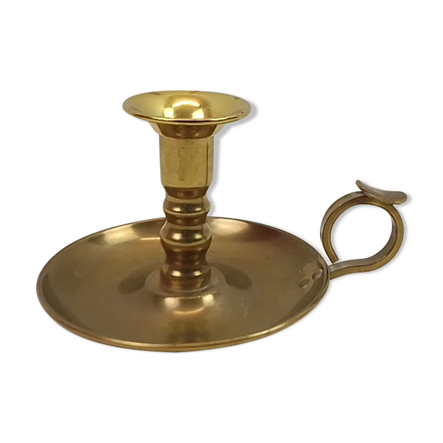 Brass candle holder 10 cm