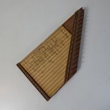 Old zither with 17 scores