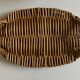 Woven wicker cheese board 1970