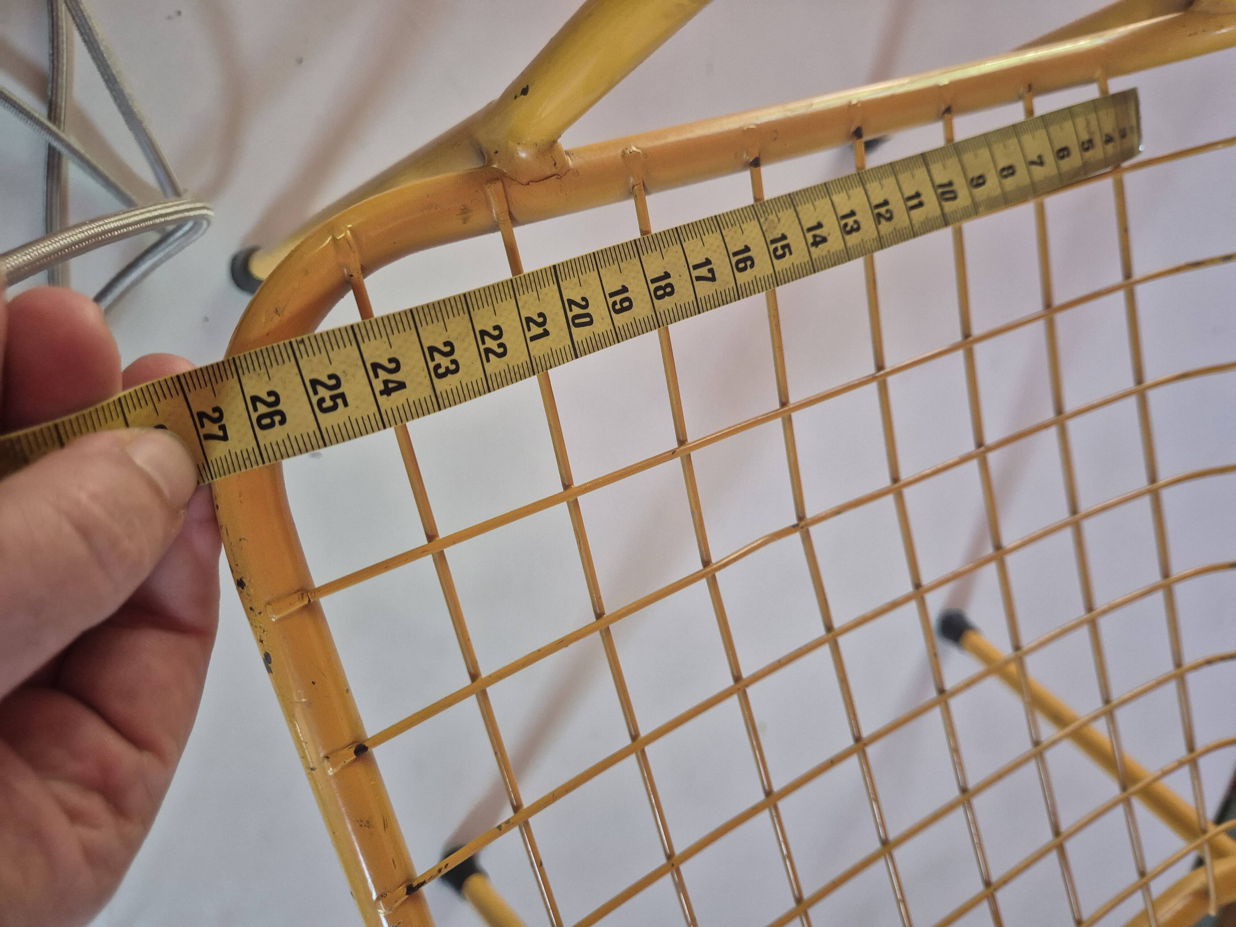 Vintage yellow metal children's chair