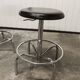 Pair of Mirima brand telescopic and rotating stools (84 to 53cm)
