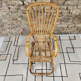 Bamboo rocking chair 1950