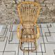 Rocking chair bambou 1950