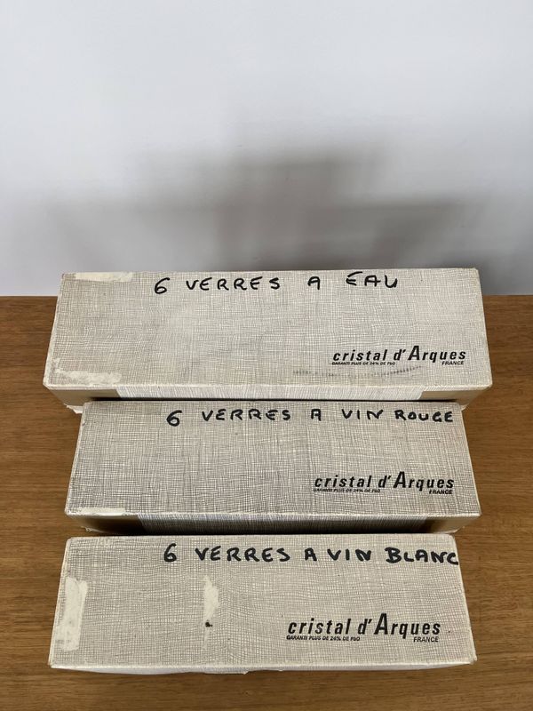 Service 3x6 verres « Élysée » cristal Arques