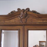 Cabinet 1900 in walnut and walnut bramble veneer
