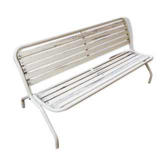Folding bench in metal