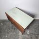 80s Italian Nightstand with Glass top